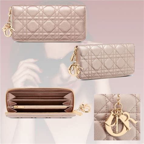 dior beige wallet|christian dior wallets for women.